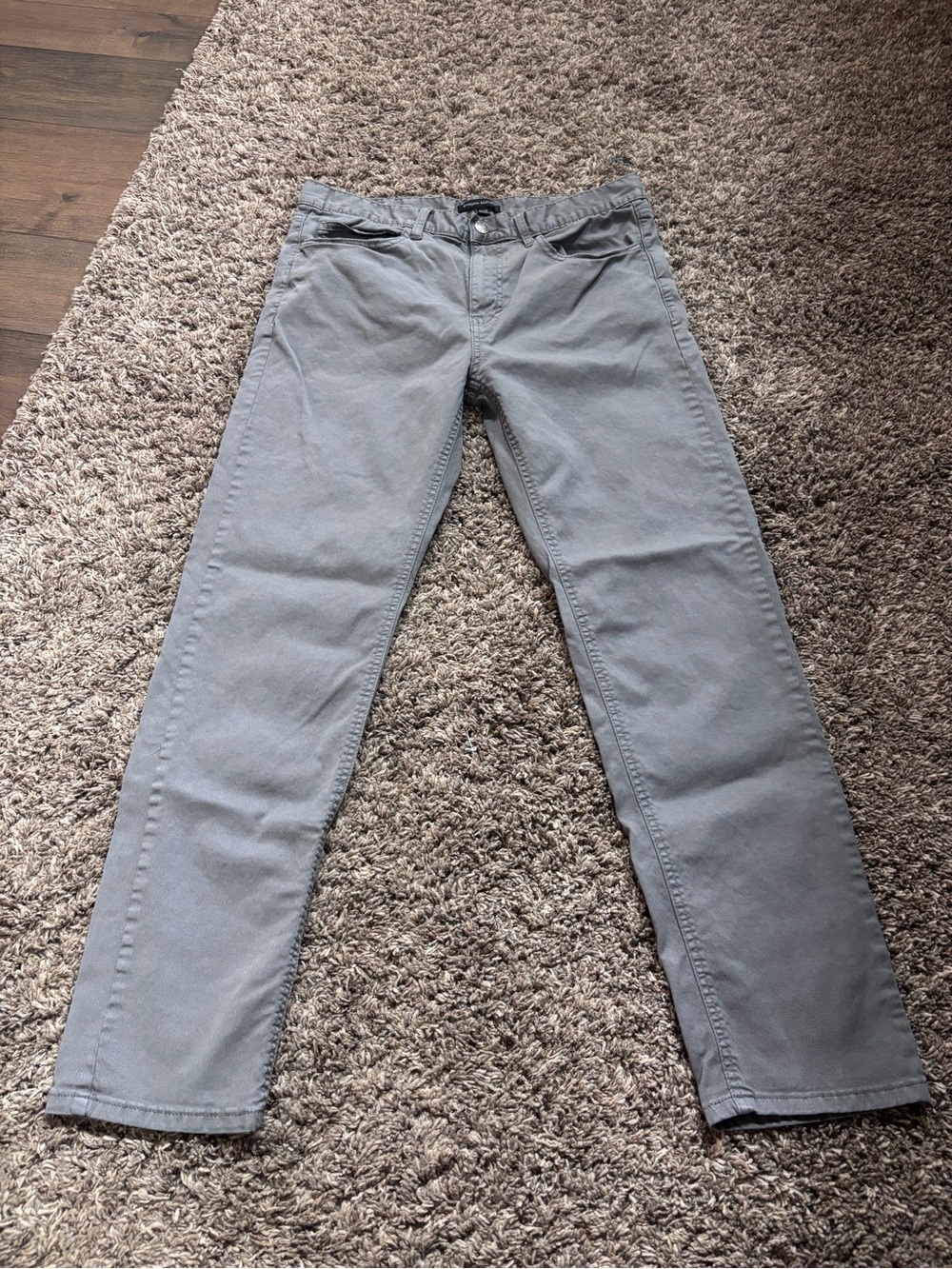 Banana Republic Men's Slim Straight Jeans - Light Gray
